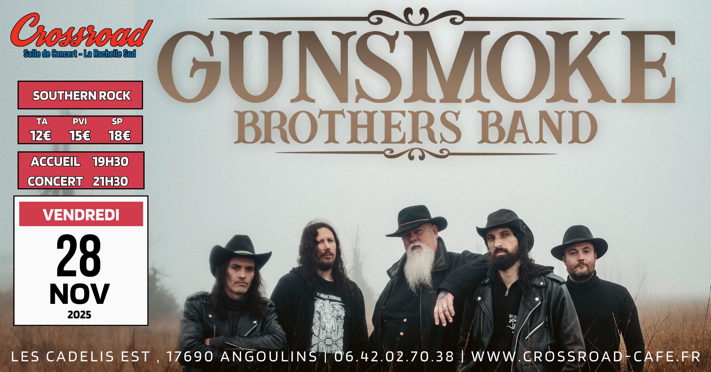 CONCERT | GUNSMOKE BROTHERS BAND | Southern Rock