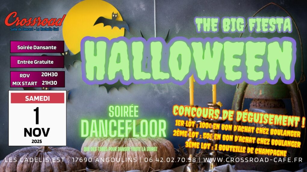 DANCEFLOOR HALLOWEEN : The Big Fiesta + Concours de Déguisement !