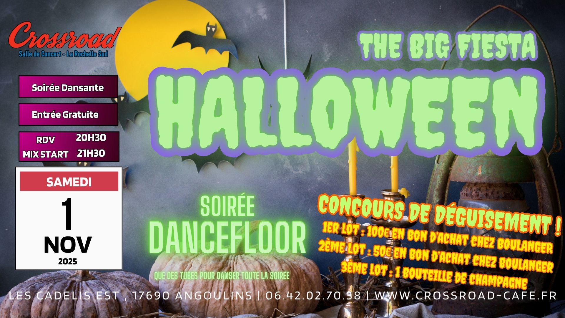 DANCEFLOOR HALLOWEEN : The Big Fiesta + Concours de Déguisement !