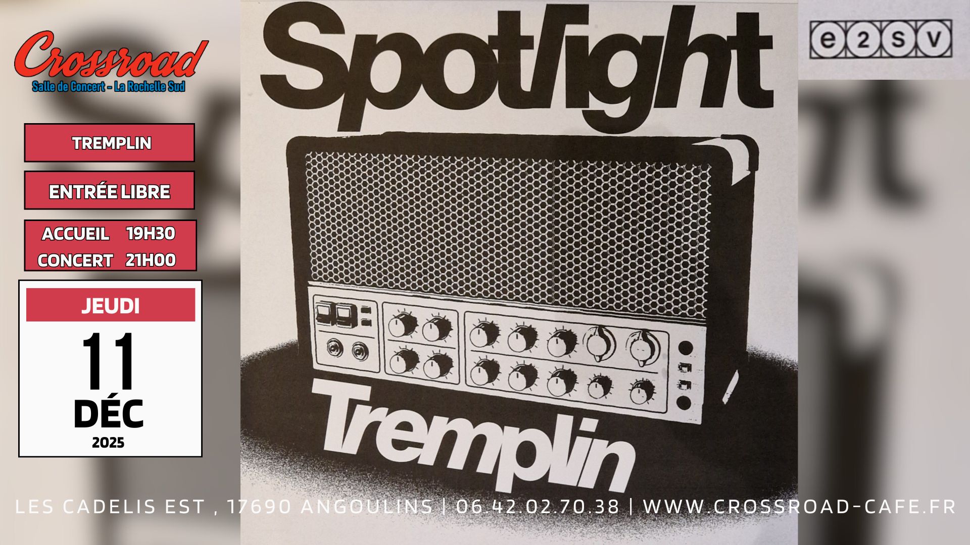 SPOTLIGHT - Le Tremplin de l'E2SV au Crossroad