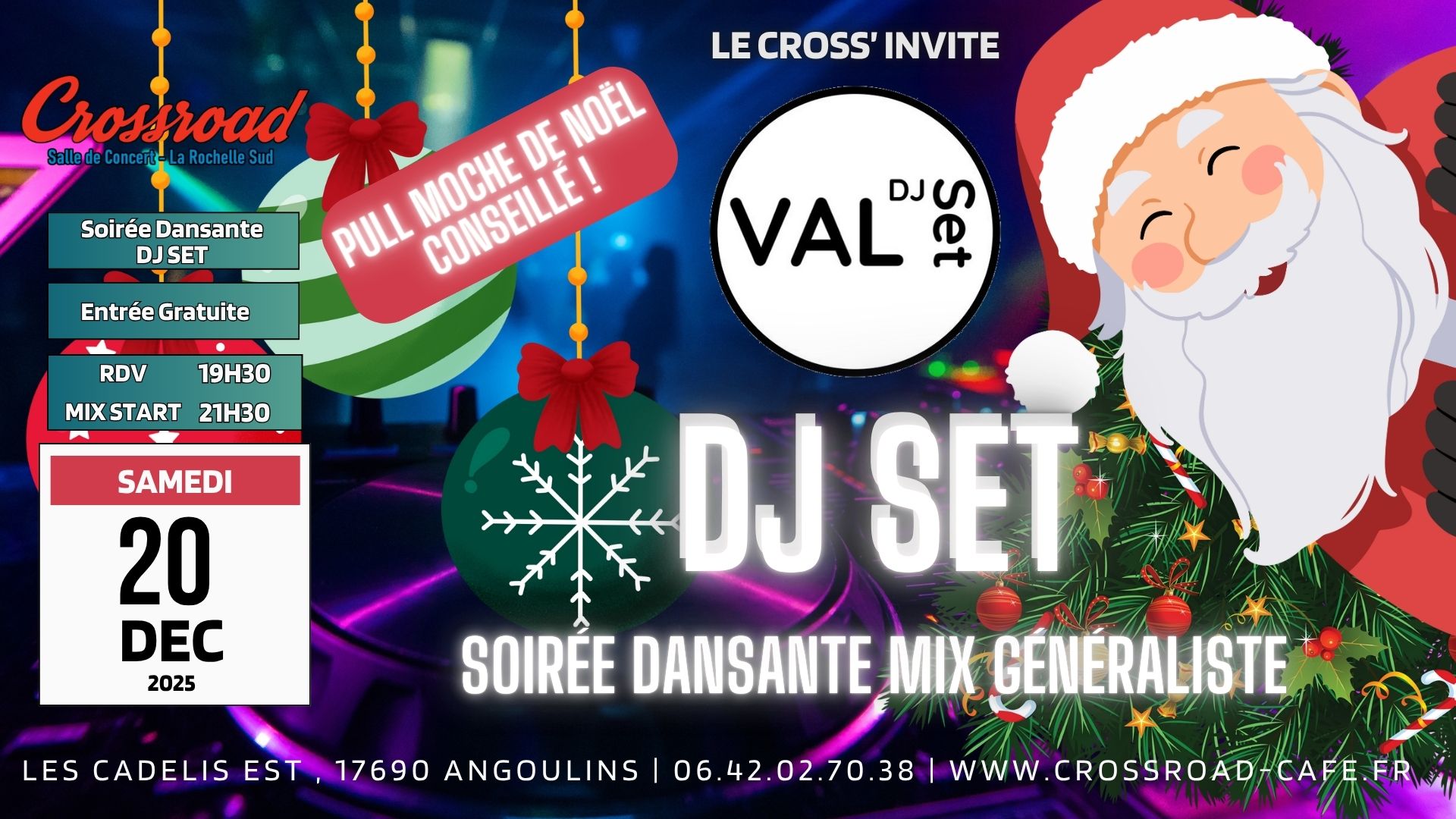 SOIRÉE DJ SET SPÉCIALE de NOËL !
