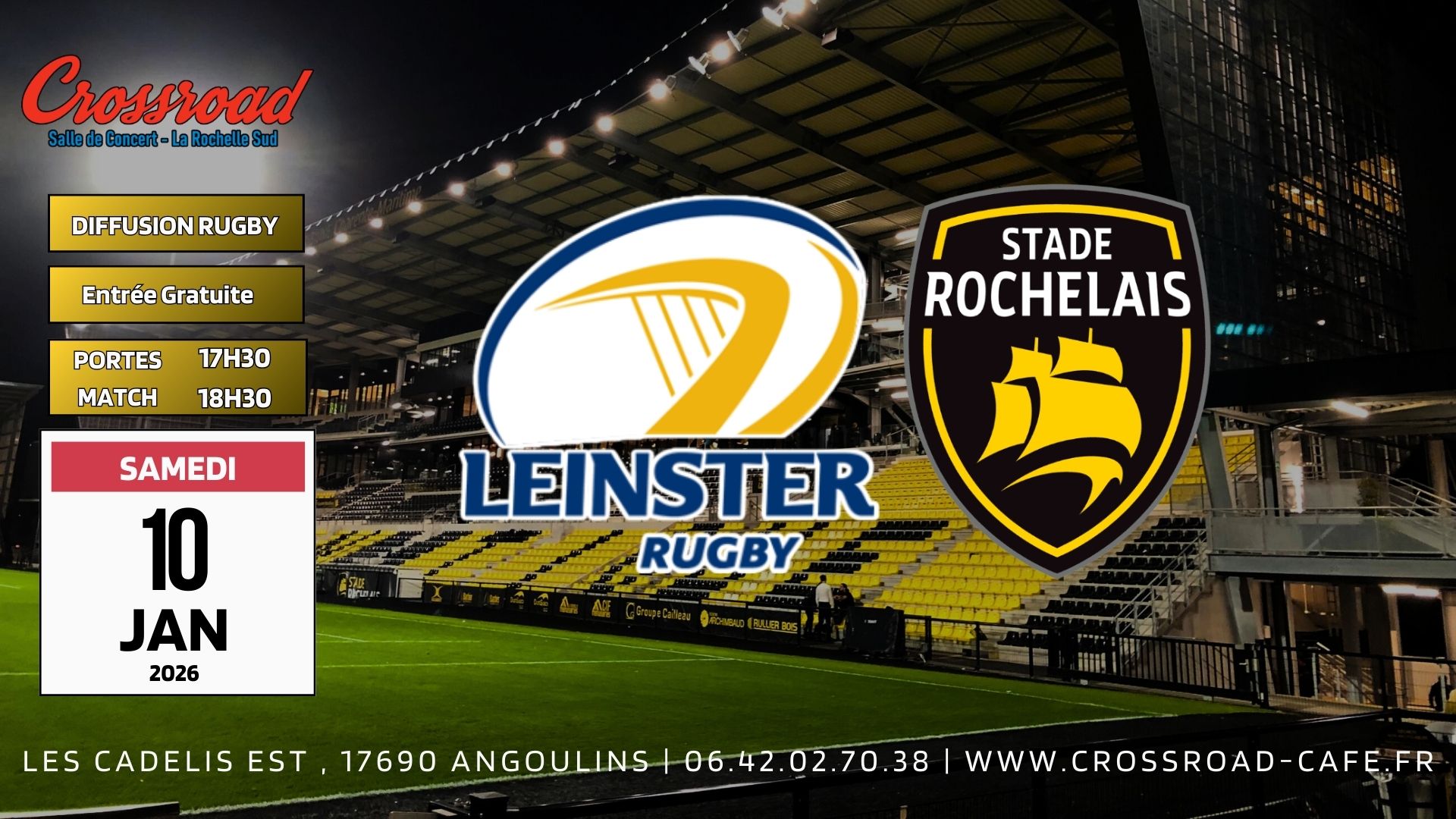 CHAMPIONS CUP | LEINSTER - LA ROCHELLE | 18H30