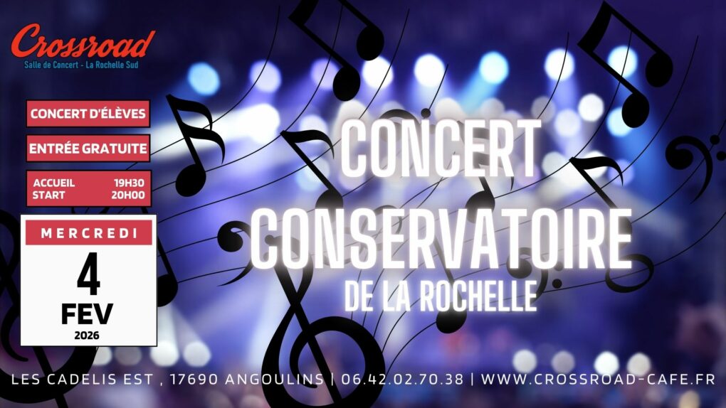 CONCERT | Section Musiques Actuelles du Conservatoire de La Rochelle