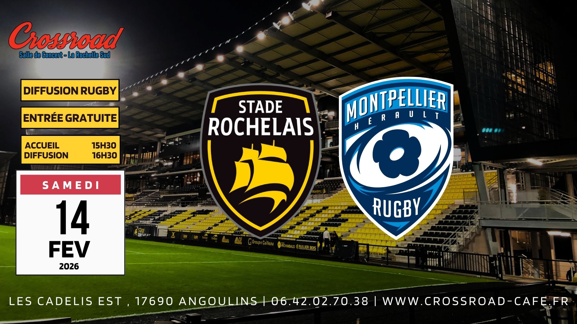 TOP14 | LA ROCHELLE - MONTPELLIER | 16H30