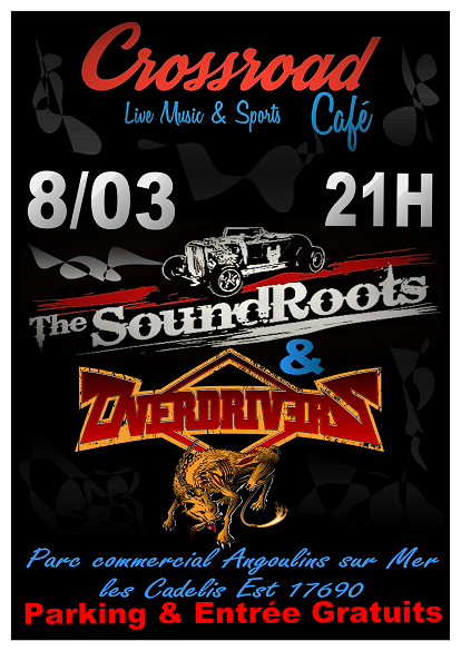 CONCERT : The Soundroots + Overdrivers