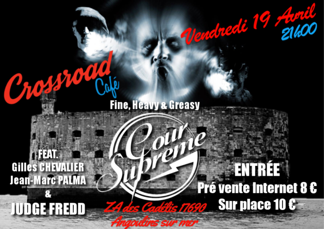 Concert : Cour Suprême - Fine, Greasy Rock/Paris