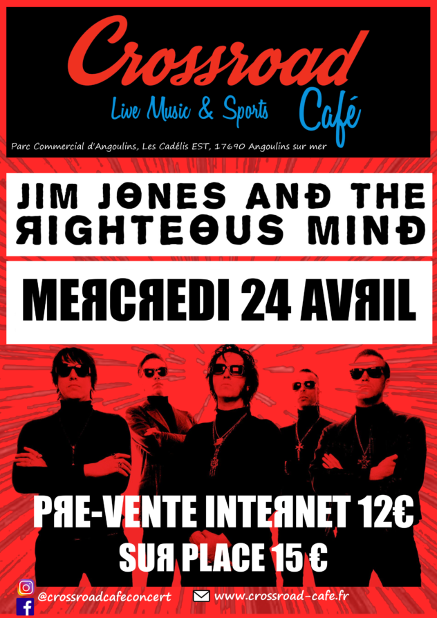Concert : Jim Jones & The Righteous Mind