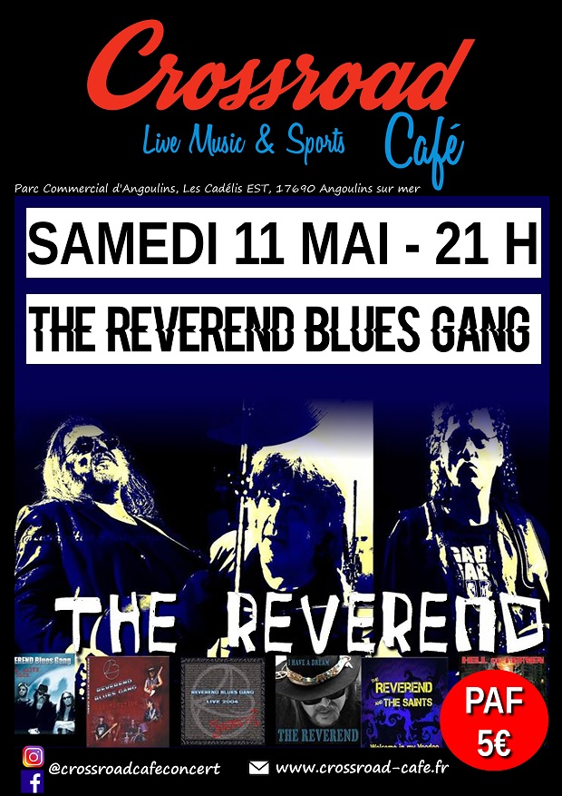 Concert : Le Reverend Blues Gang (PAF 5€