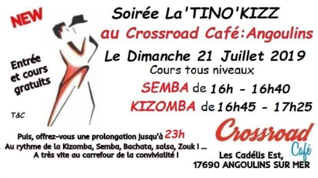 Dimanche La'tino kiz Au Crossroad Café