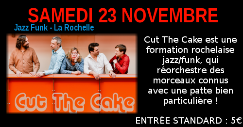 Cut The Cake : Live au Crossroad Café (5€)