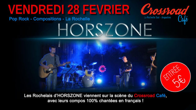 HORSZONE : Live au Crossroad Café (entrée 5€)