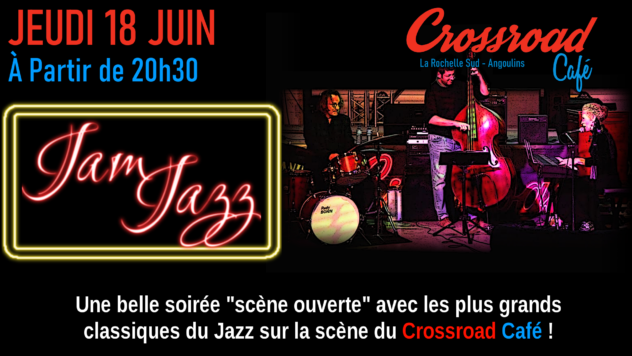 Jam de Jazz - Reprise (sur réservation, 80 places MAX - norme COVID)