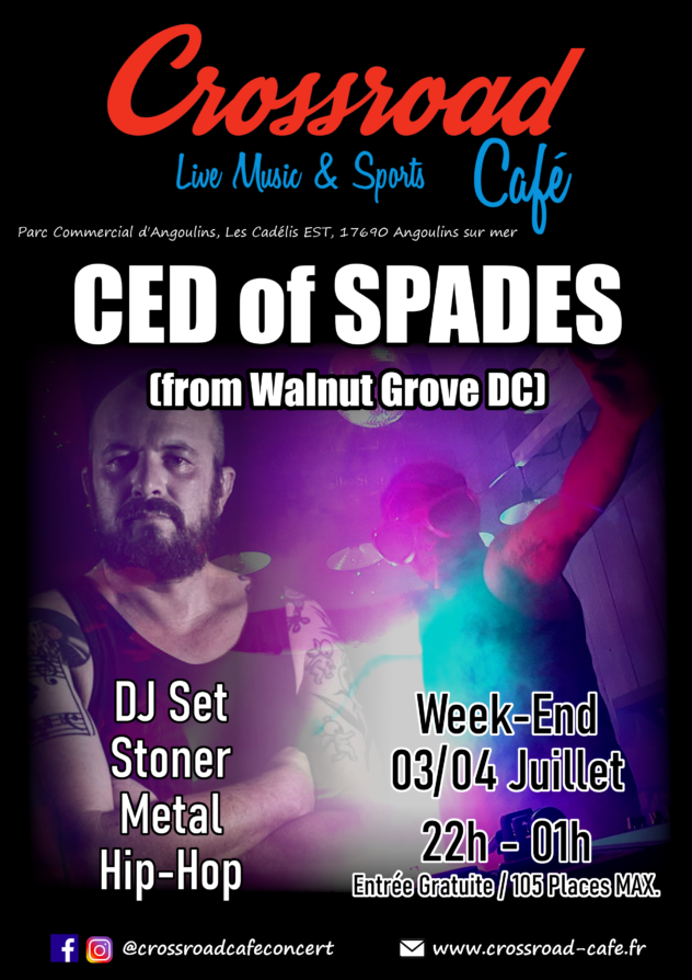Ced Of Spades (from Walnut Grove DC) - DJ Set Stoner/Metal/Hip-Hop
