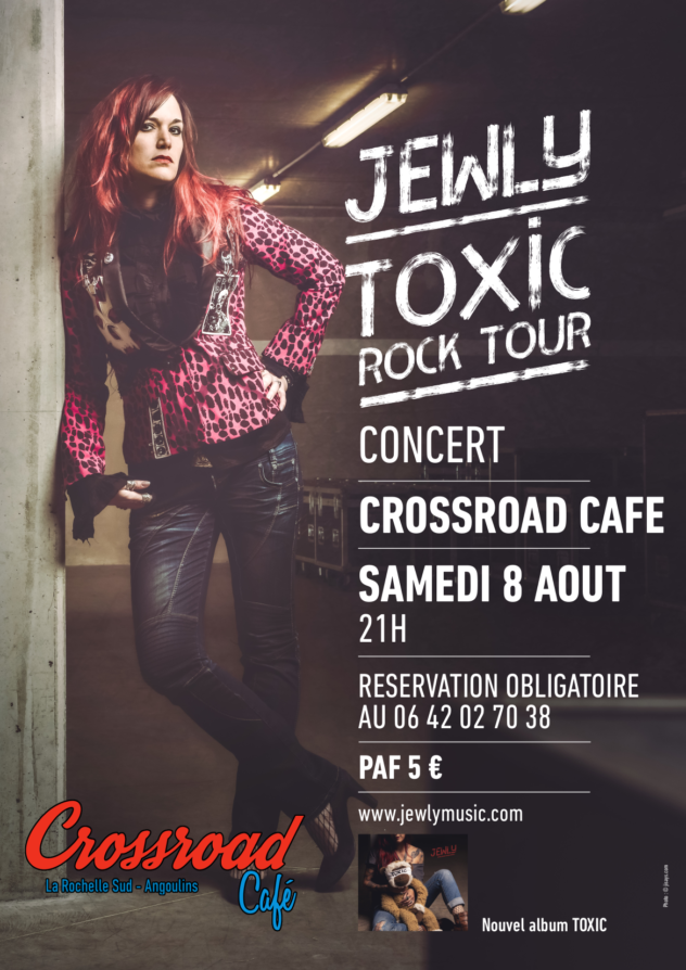 Jewly TOXIC TOUR - Live au Crossroad Café (Entrée 5€)