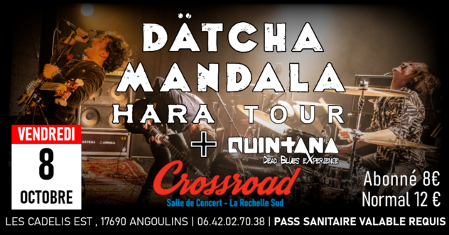Concert : DATCHA MANDALA | 1ère Partie QUINTANA DEAD BLUES EXPERIENCE