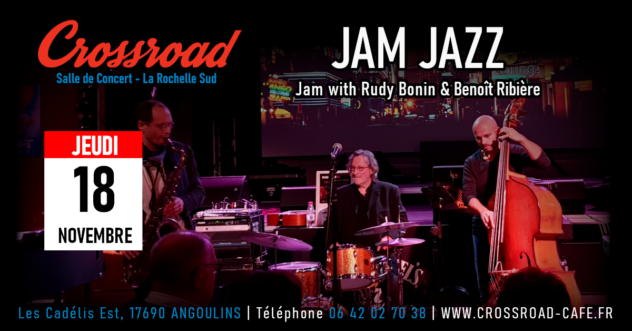 Jam Jazz w/ Rudy Bonin & Benoît Ribière