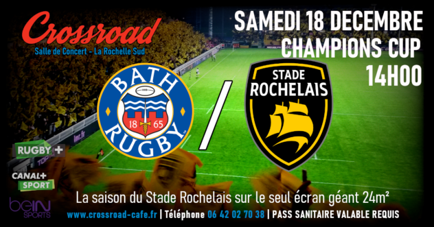 Champions Cup : Bath - La Rochelle | 14h |