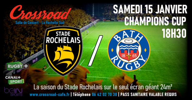 Champions Cup : La Rochelle - Bath | 18h30 |