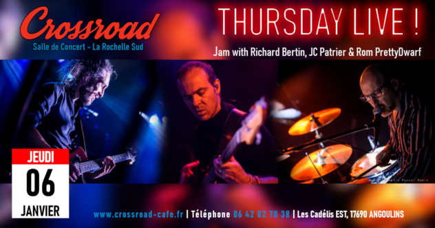 ANNULE Thursday Live Jam : Scène ouverte avec Richard Bertin & Friends