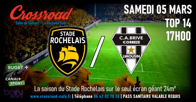 TOP14 : La Rochelle – Brive | 17H |