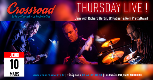 Thursday Live Jam : Scène ouverte avec Richard Bertin & Friends