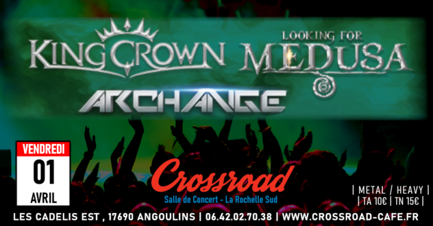 Metal Night #8 : KINGCROWN x LOOKING FOR MEDUSA x ARCHANGE