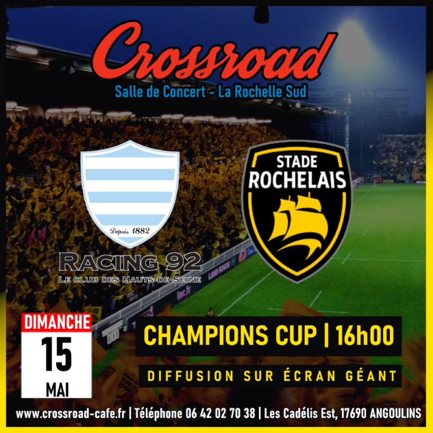Champions Cup | Demi Finale | Racing 92 - La Rochelle | 16h
