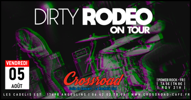 Concert : DIRTY RODEO - Duo Power Rock from Limoges | 21H