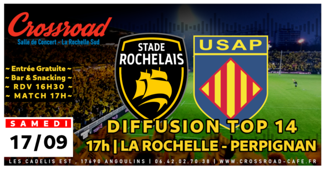 Diffusion TOP 14 : La Rochelle - Perpignan