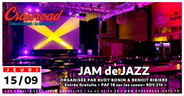 Jam de Jazz organisée par Rudy Bonin & Benoît Ribière