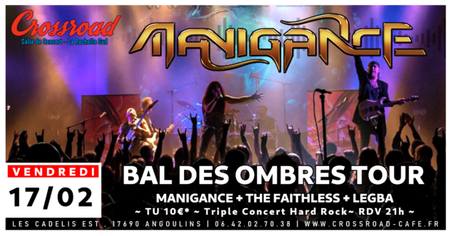 CONCERT | MANIGANCE + THE FAITHLESS + LEGBA | Heavy Metal