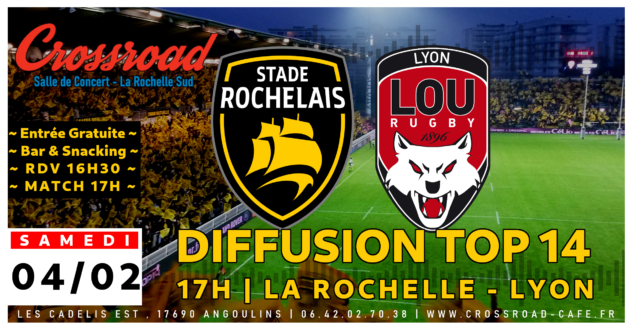 Diffusion TOP 14 : La Rochelle - Lyon | 17H