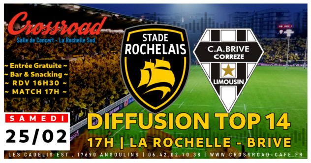 Diffusion TOP 14 : La Rochelle - Brive | 17H