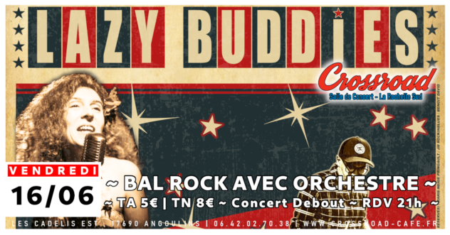 Soirée Dansante Rock n'Roll avec Orchestre | THE LAZY BUDDIES | Rock 60's | 21H