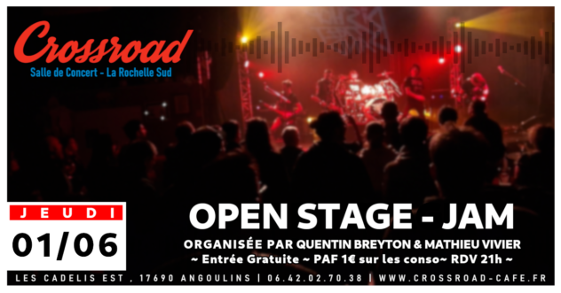 OPEN STAGE - Jam organisée par Quentin & Mathieu