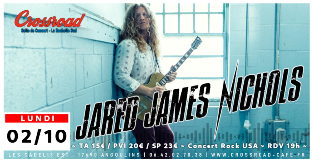 CONCERT | JARED JAMES NICHOLS | Rock USA | 19H