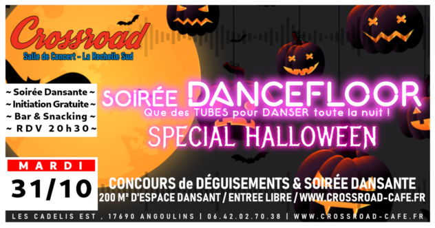 Soirée Dancefloor Spécial Halloween : Concours de Déguisement & Soirée Dansante !