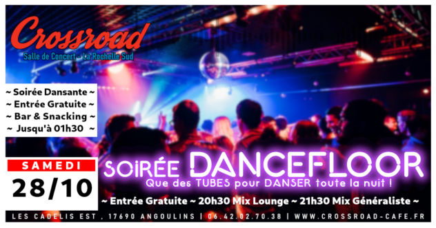 Soirée Dancefloor : Que des Tubes pour danser !