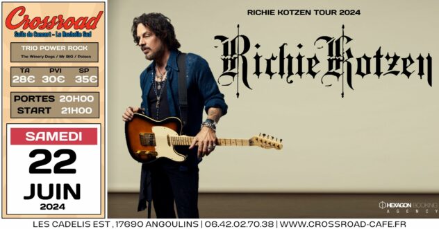CONCERT | RICHIE KOTZEN : Live 2024 EU TOUR | Power Rock Trio