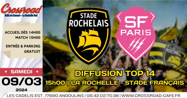DIFFUSION TOP 14 | La Rochelle -Stade Français | 15H