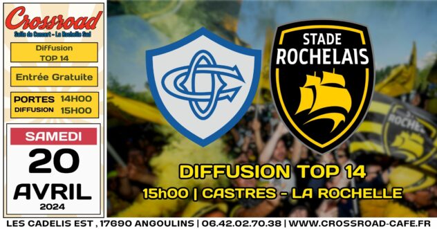 DIFFUSION TOP 14 | Castres - La Rochelle | 15H