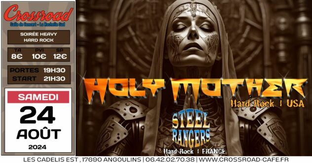 CONCERT | HOLY MOTHER × STEEL RANGERS | Soirée Hard Rock USA & FR