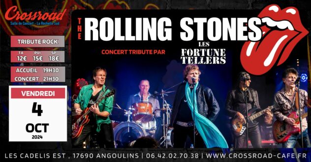 CONCERT | THE ROLLING STONES - Tribute by LES FORTUNE TELLERS