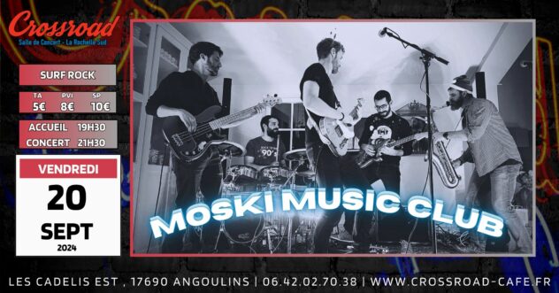 CONCERT | MOSKI MUSIC CLUB - Pop Rock Funk