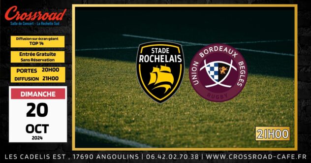 DIFFUSION TOP 14 | LA ROCHELLE - UBB | 21H