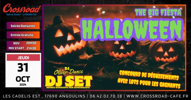 THE BIG FIESTA HALLOWEEN | Soirée Dansante + Concours de Déguisement
