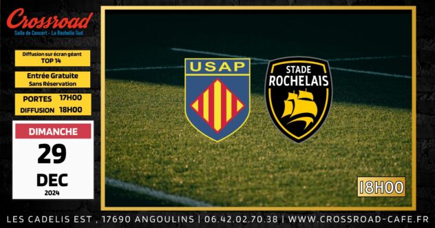 DIFFUSION TOP 14 | PERPIGNAN - LA ROCHELLE | 18H