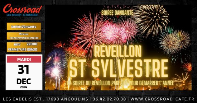 RÉVEILLON de la Saint Sylvestre ! Soirée Dansante | COMPLET |