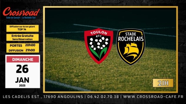DIFFUSION TOP 14 | TOULON - LA ROCHELLE | 21H