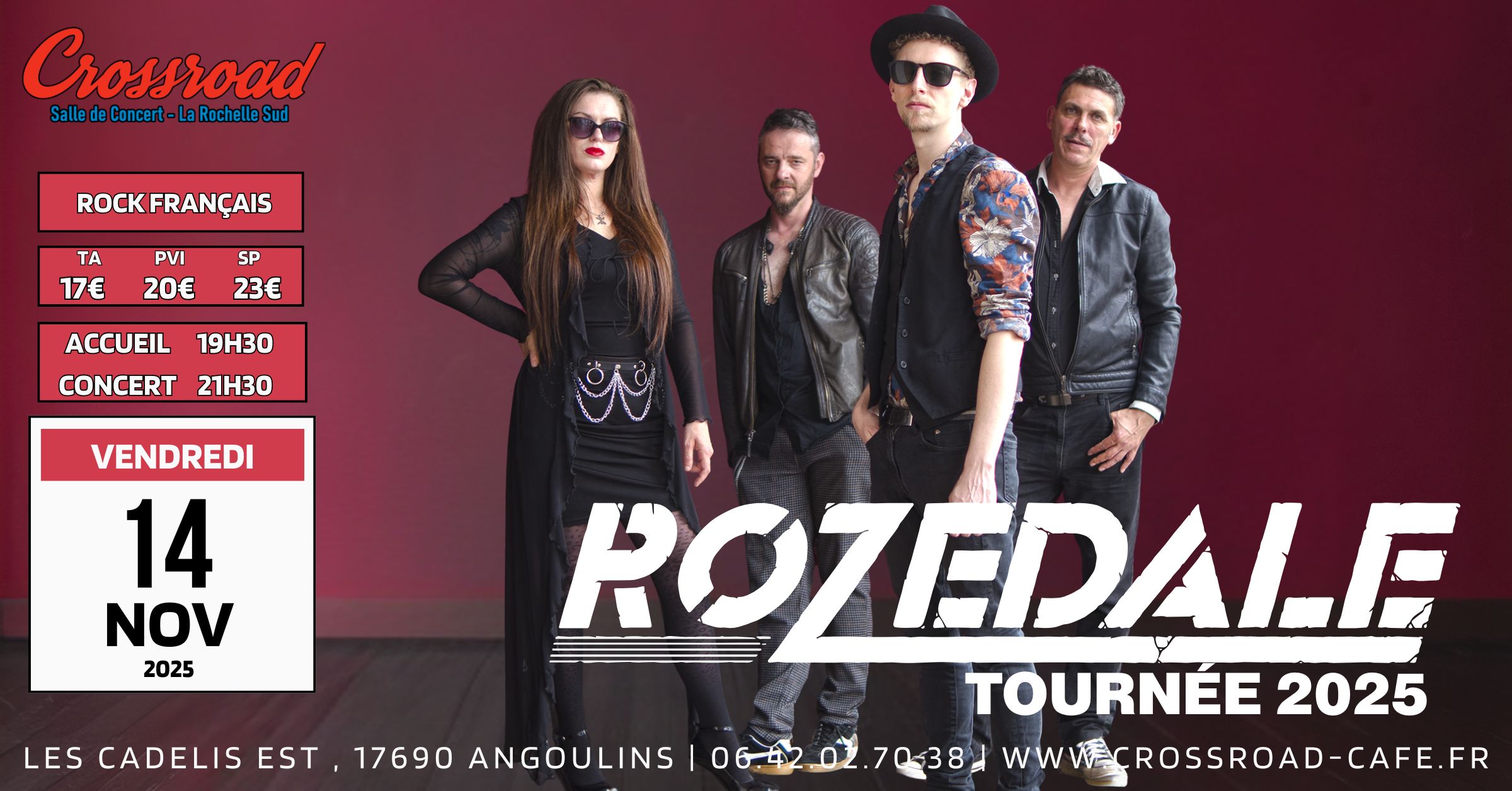 CONCERT | ROZEDALE | ROCK FR